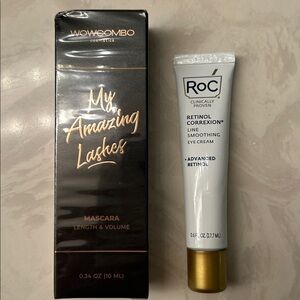 ROC Retinol eye cream + FREE WOWCOMBO Black Mascara